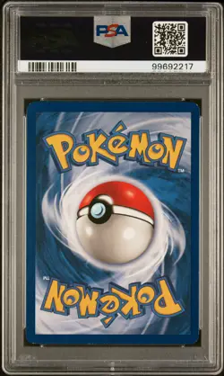 1999 POKEMON FOSSIL #4 DRAGONITE-HOLO PSA 7 - Image 2