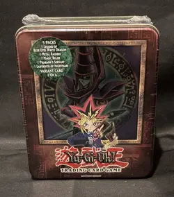 2003 Yugioh Collector Tin, Yugi/Dark Magician, MINT!, Fact Sealed &Case Fresh D1 - Image 1