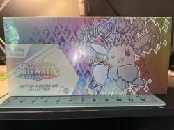 Pokemon TCG Scarlet & Violet Prismatic Evolutions Super Premium Collection Box - Image 1