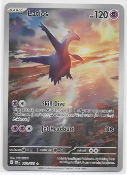 Pokemon Latios Full Art Holo 203/191 Sv08 Surging Sparks Illustration Rare EN - Image 1