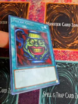 Yu-Gi-Oh! TCG Pot of Greed LOB-EN119 Rare Unlimited Near Mint - Image 2