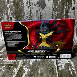 Pokemon TCG Mega Lucario ex Premium Figure Collection Box Factory Sealed - Image 2