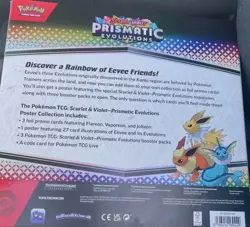 Pokemon TCG Prismatic Evolutions Poster Collection – Brand New Factory Sealed - Image 2