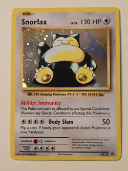 Pokemon Snorlax XY179 - Black Star Promo Rare Holo - Image 1