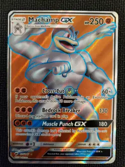 Pokemon Machamp GX Burning Shadows 135/147 NM - Image 1