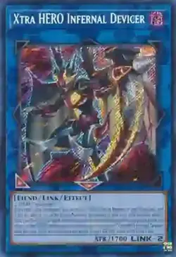 Yugioh! LP Xtra HERO Infernal Devicer - BLC1-EN009 - Secret Rare - Limited Editi - Image 1