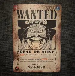 Gol.D.Roger Wanted OP09-118 SP SEC Alt Art Holo Emperors New World English - Image 1