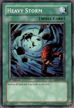 Heavy Storm - 1st Edition SD2-EN019 - MP - YuGiOh - Image 1
