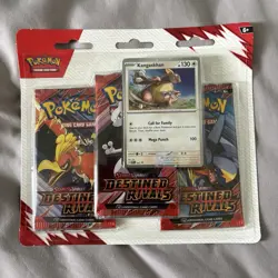 Pokemon TCG Destined Rivals 3-Pack Blister New And Sealed - Image 1