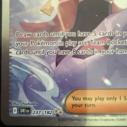 Team Rocket's Ariana 237/182 Sv10: Destined Rivals Holo SIR-NM - Image 2