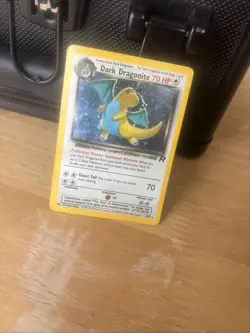 Pokemon Dark Dragonite Holo Card Team Rocket - Image 1