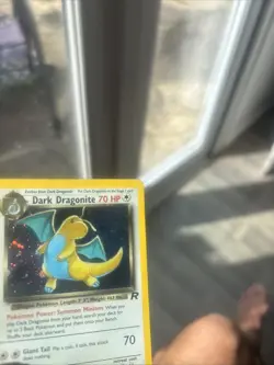 Pokemon Dark Dragonite Holo Card Team Rocket - Image 2