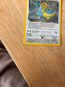 Pokemon Dark Dragonite Holo Card Team Rocket - Image 4