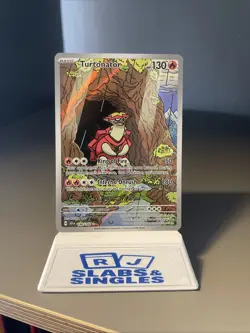 Pokemon TCG Turtonator Illustration Rare Stellar Crown Card 146/142 - Image 1