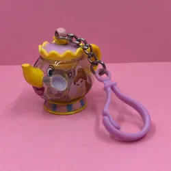 Rare Disney Beauty & The Beast Mrs Potts Chip Miniature Tiny Tea Set Keychain - Image 2