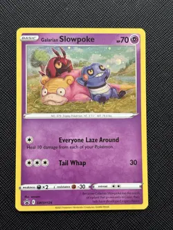 Pokemon Card - Sword & Shield Promo Galarian Slowpoke SWSH126 NM - Image 1