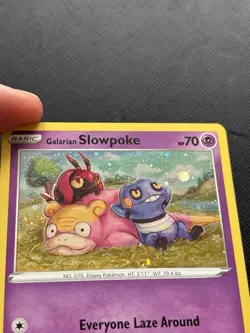 Pokemon Card - Sword & Shield Promo Galarian Slowpoke SWSH126 NM - Image 2