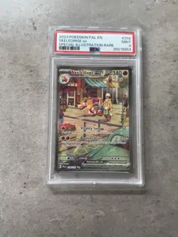 PSA 9 Skeledirge ex 258/193 Sv02: Paldea Evolved Holo - Image 1