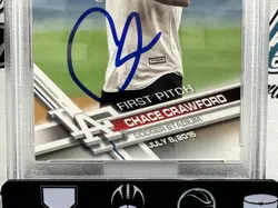 CHACE CRAWFORD BOYS SIGNED AUTOGRAPHED TOPPS FIRST PITCH CARD PSA DNA THE DEEP - Image 3
