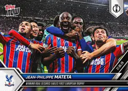 Jean-Philippe Mateta IN HAND 2025-26 UECL Topps NOW Card #12 Crystal Palace - Image 1