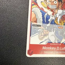 Monkey D. Luffy P-001 Super Pre Release Participant NM - Image 5