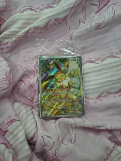 Pokemon TCG Eevee 173 Full Art Holo English Prismatic Evolutions SEALED - Image 1