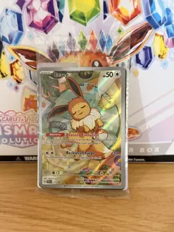 Pokemon TCG Eevee Prismatic Evolutions Promo Sealed - Image 1