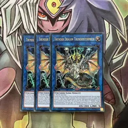 DUPO-EN030 x3 Thunder Dragon Thunderstormech Ultra Excellent Condition Yugioh - Image 1