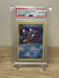 *PSA 10* Pokemon Dark Gyarados Team Rocket 1st Edition Non-Holo Rare #25 Vintage - Image 1