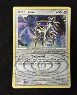 Pokemon TCG Arceus DP50 Diamond and Pearl Holo Promo and AR4 - Image 1