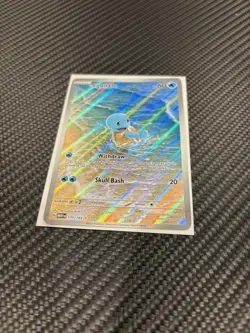 Pokemon TCG Squirtle 170/165 Scarlet & Violet 151 Illustration Rare Holo Card - Image 2