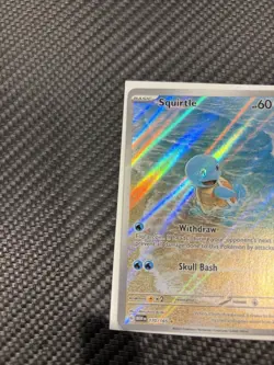 Pokemon TCG Squirtle 170/165 Scarlet & Violet 151 Illustration Rare Holo Card - Image 4