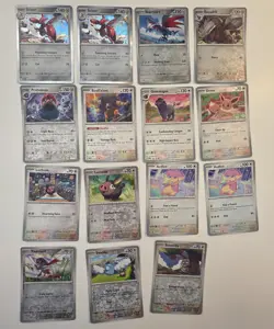Pokemon Obsidian Flames Reverse Holo - Holo - EX card Lot Of 78 With Rare Mint - Image 4