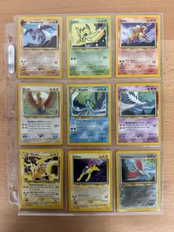 NM LP 2001 Pokemon NEO REVELATION Set COMPLETE Unlimited Edition NON HOL G2U - Image 2