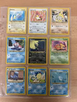 NM LP 2001 Pokemon NEO REVELATION Set COMPLETE Unlimited Edition NON HOL G2U - Image 5