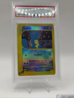 Squirtle - Reverse Holo - Expedition - POKEMON - 132/165 - 2002 - PSA 6 CLEAN 🔥 - Image 2