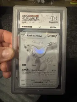 Pokemon TCG Perfect Ace 10 Reshiram EX White Flare Card 174/086 - Image 1