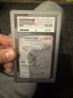 Pokemon TCG Perfect Ace 10 Reshiram EX White Flare Card 174/086 - Image 2