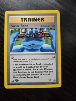 Pokemon Focus Band Trainer 1st Edition 2000 Neo Genesis 86/111 Mint - Image 1