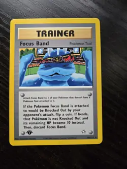Pokemon Focus Band Trainer 1st Edition 2000 Neo Genesis 86/111 Mint - Image 2