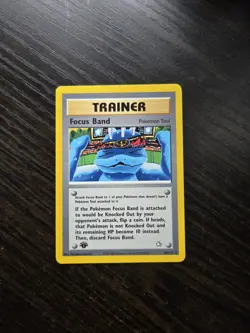 Pokemon Focus Band Trainer 1st Edition 2000 Neo Genesis 86/111 Mint - Image 3