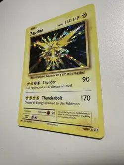 Pokemon Card Zapdos Thunderbolt 170 HP Rare Holofoil - Image 3