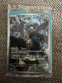 Pokemon: N’s Zekrom MEP 031 Ascended Heroes ETB Black Star Promo Card SEALED - Image 1