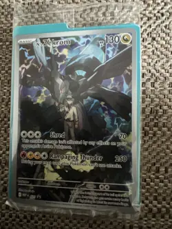 Pokemon: N’s Zekrom MEP 031 Ascended Heroes ETB Black Star Promo Card SEALED - Image 2