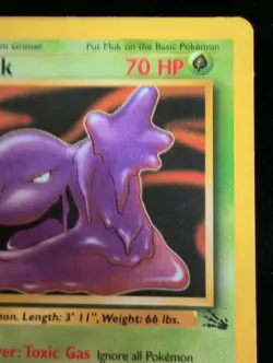 Muk 28/62 Rare Pokemon TCG: Fossil Set 1999 WOTC - Image 4