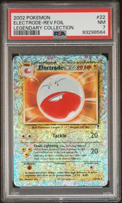 Electrode Reverse Holo 22/110 Legendary Col. Pokemon PSA 7 - Image 1