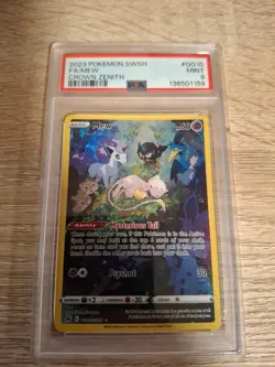 Pokemon Mew TCG Ultra Rare Card GG10/GG70 Crown Zenith Galarian Gallery PSA 9 - Image 1