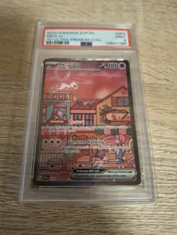 2023 POKEMON SVP EN-SV BLACK STAR PROMO 151 ULTRA-PREM COLL #053 MEW EX PSA 9 - Image 1