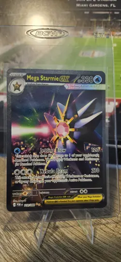 2026 Pokemon Perfect Order Mega Starmie Ex Special Illustration Rare #118 - Image 3