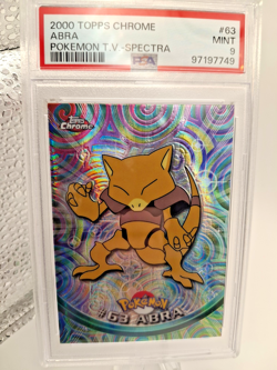 Abra - Topps Chrome Spectra - PSA 9 - 2000 Pokemon #63 - Image 1